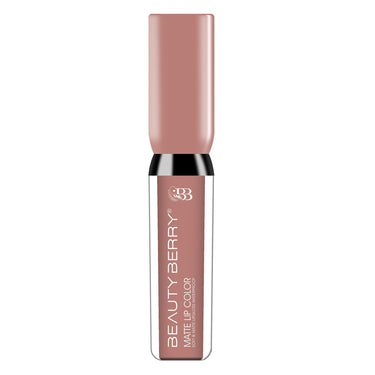 Beauty Berry Soft & Matte Waterproof Liquid Lipstick - Rich Pigment, Long Lasting, Non-Transfer With Vitamin E (Brandy Rose-23, 1)